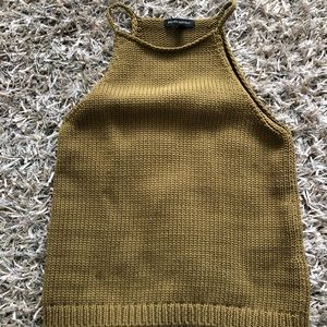 Barely worn chunky knit tank sweater